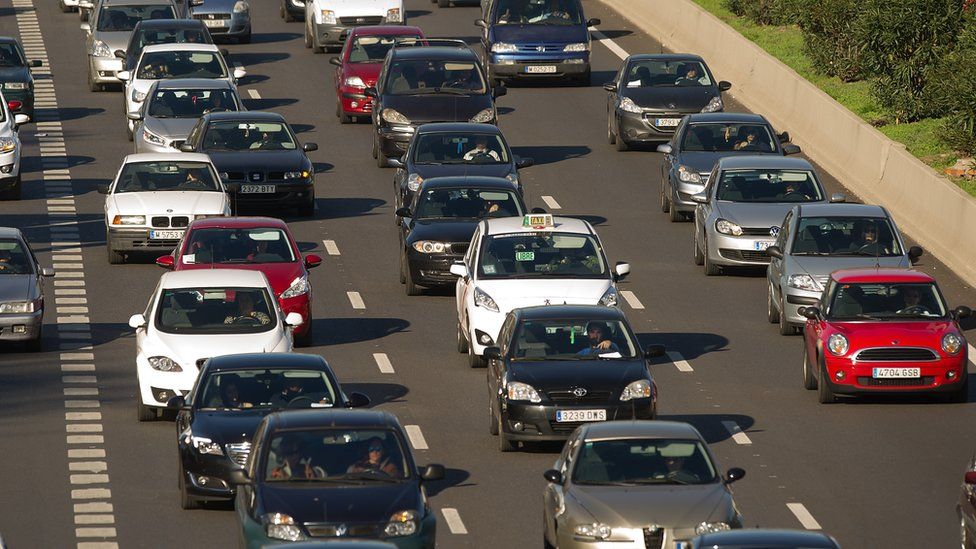 Huge traffic jams mar Madrid carfree day BBC News