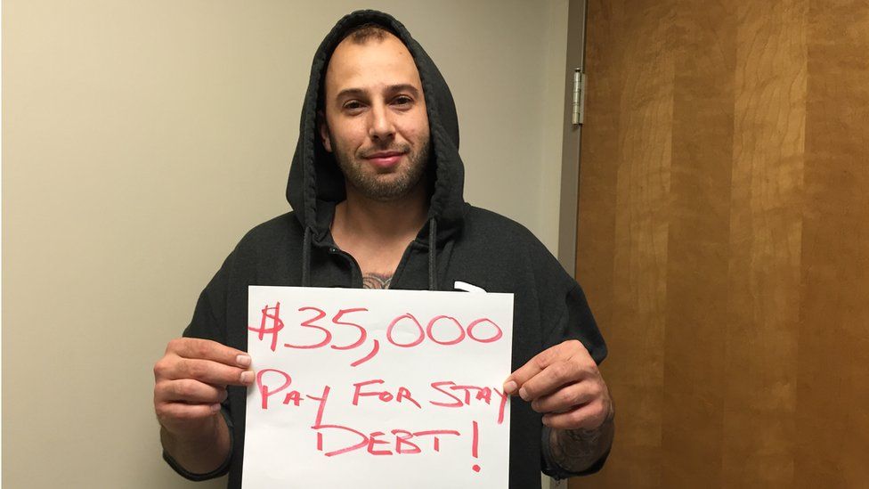 Brian Reed is $35,000 in debt