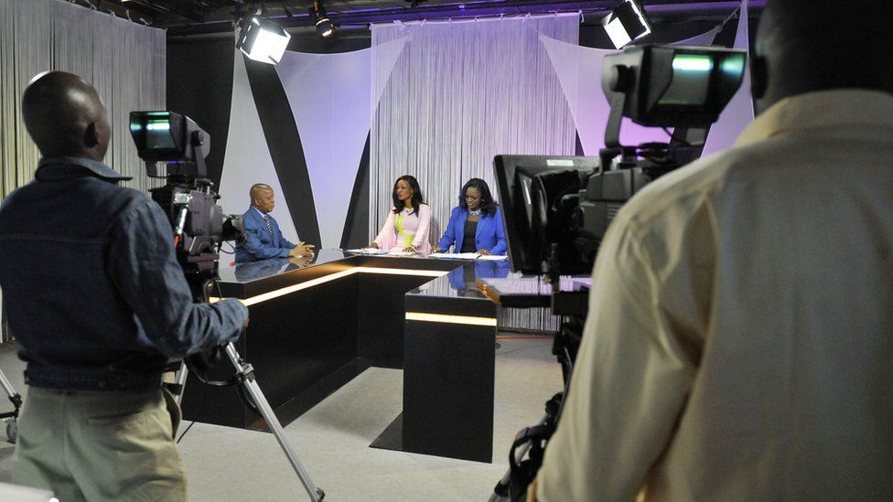 Ivory Coast TV studio