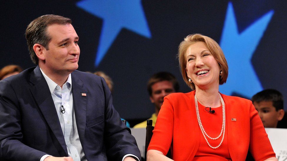 Ted Cruz and Carly Fiorina