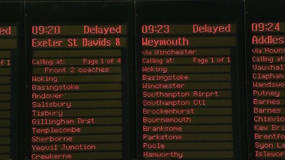 Waterloo delayed signs