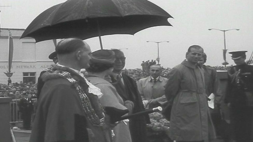 Prince Philip in Lincoln in 1958