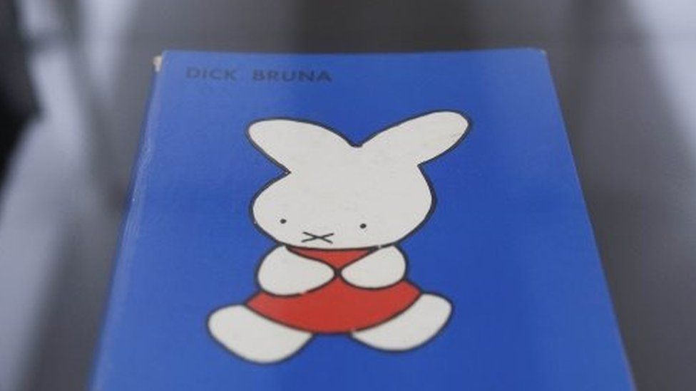 Miffy book on display at Amsterdam's Rijksmuseum (27 August 2015)