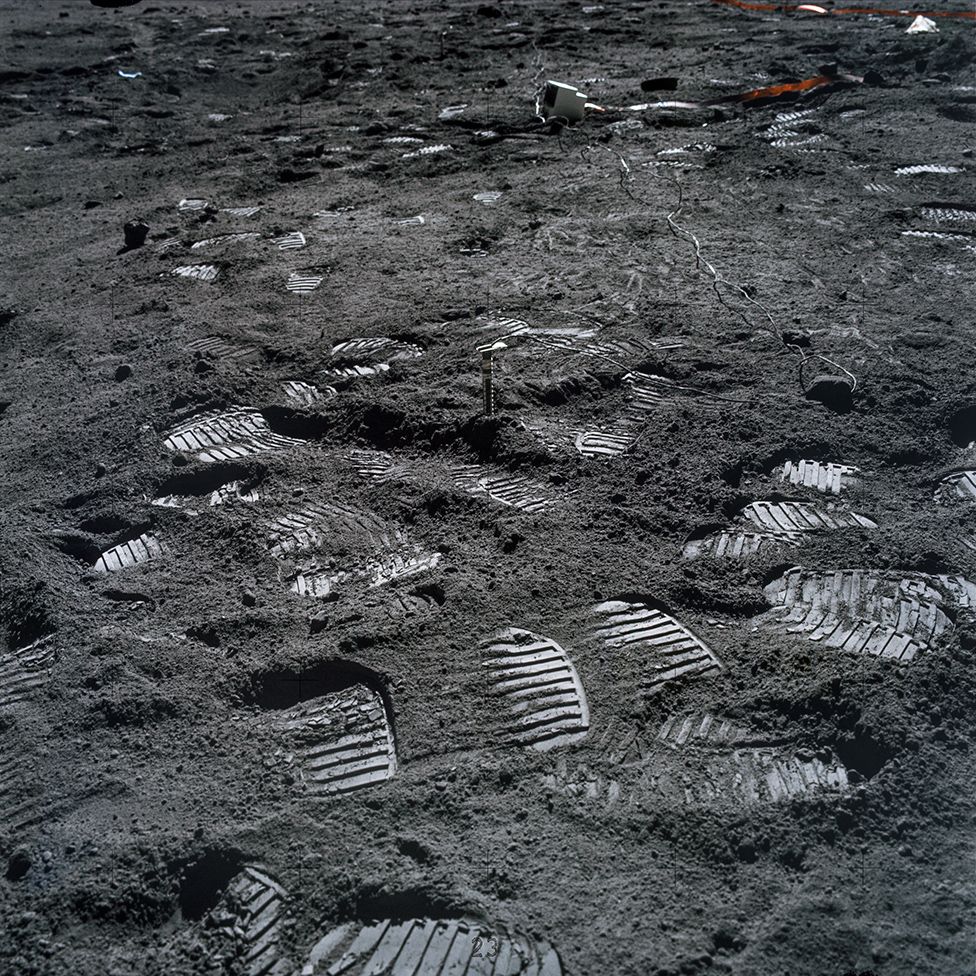 Pegadas da Apollo 17