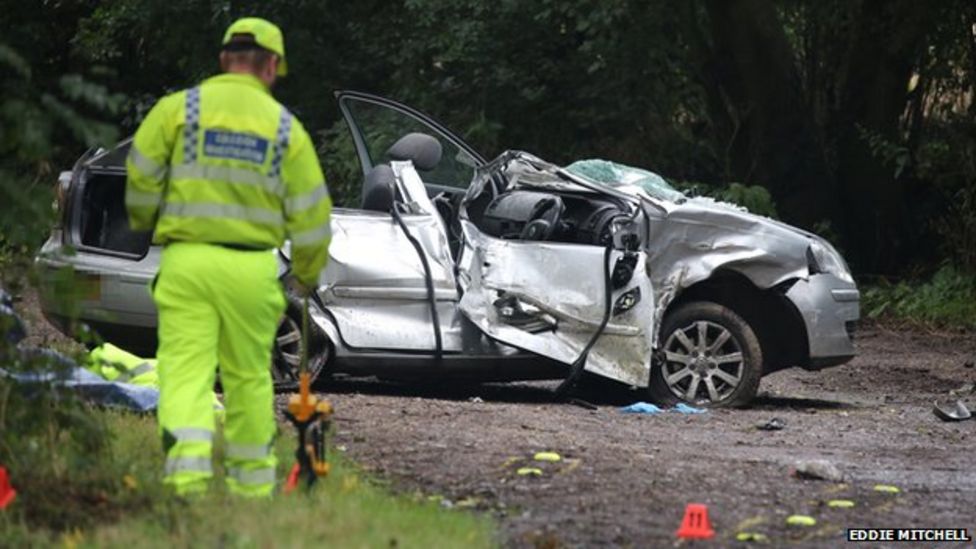 Driver dies in Chichester crash with parked vehicle BBC News