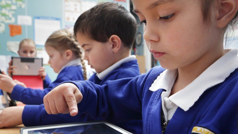 Children in a classroom