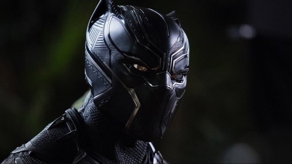 Chadwick Boseman as the Black Panther in the latest Marvel film