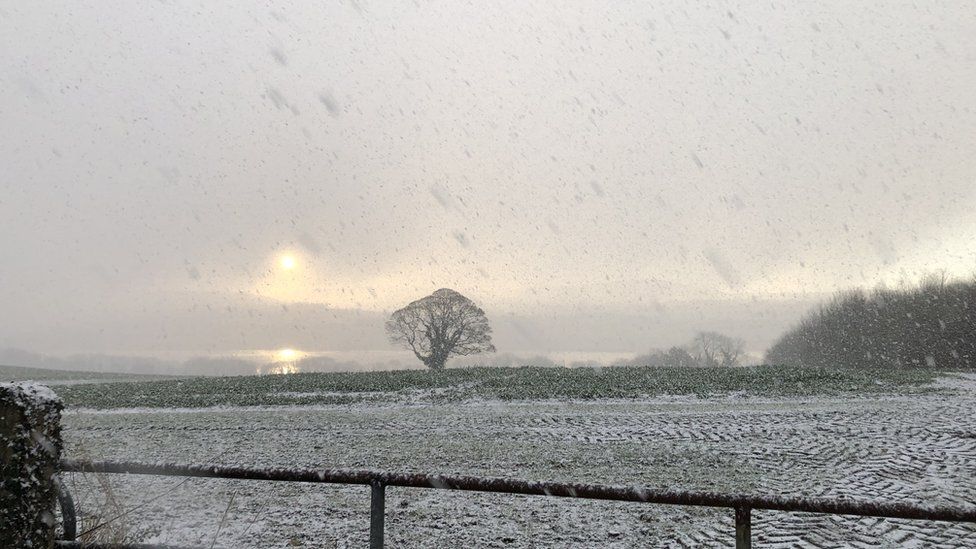 Northern Ireland weather Snow and ice as Arctic air sweeps in BBC News