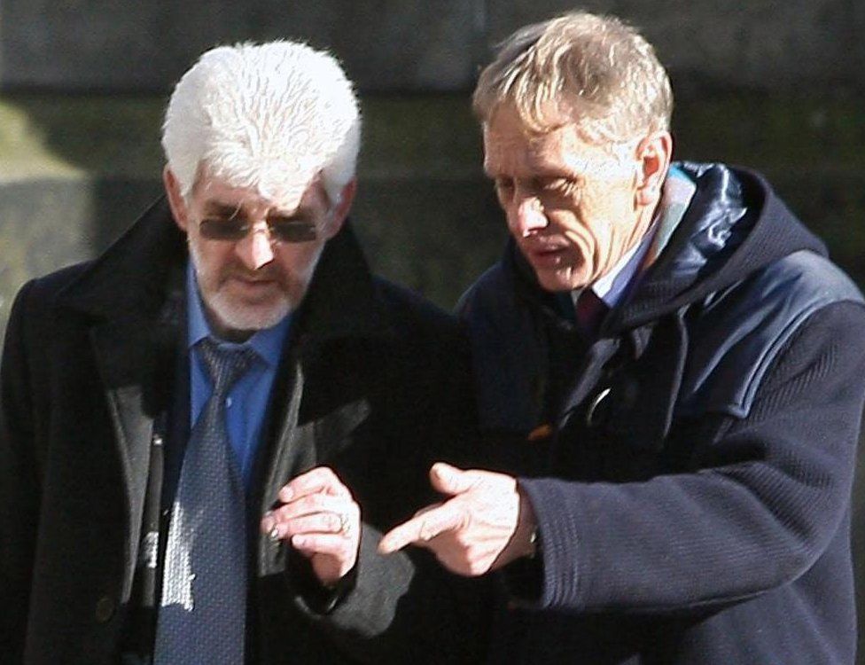 Robbie Graham (left) and Jackie Doyle were partners in Stolen Stuff Reunited