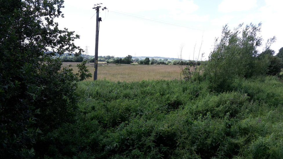 The site of the proposed channel in South Hinksey