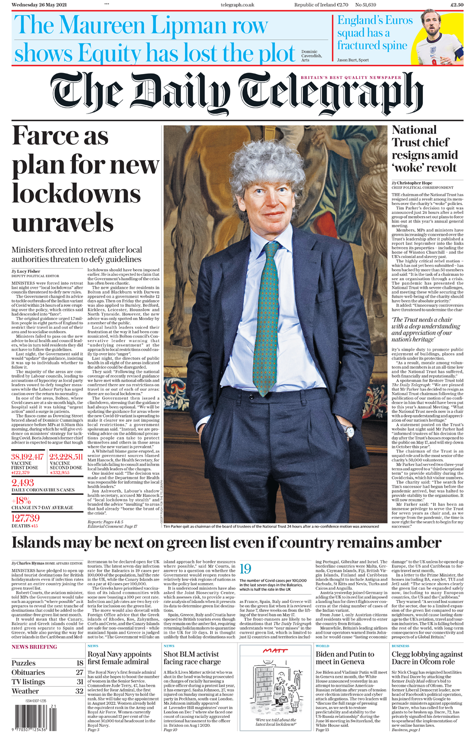 Telegraph 26 May