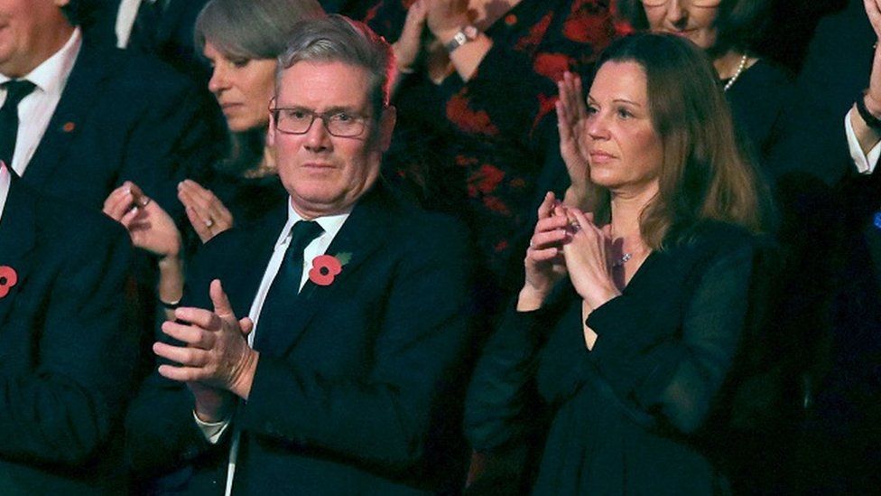 Labour leader Sir Keir Starmer and his wife Victoria