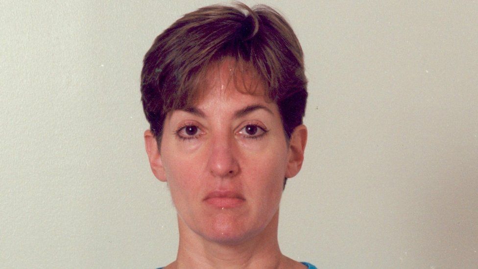 Ana Montes after her arrest in 2001