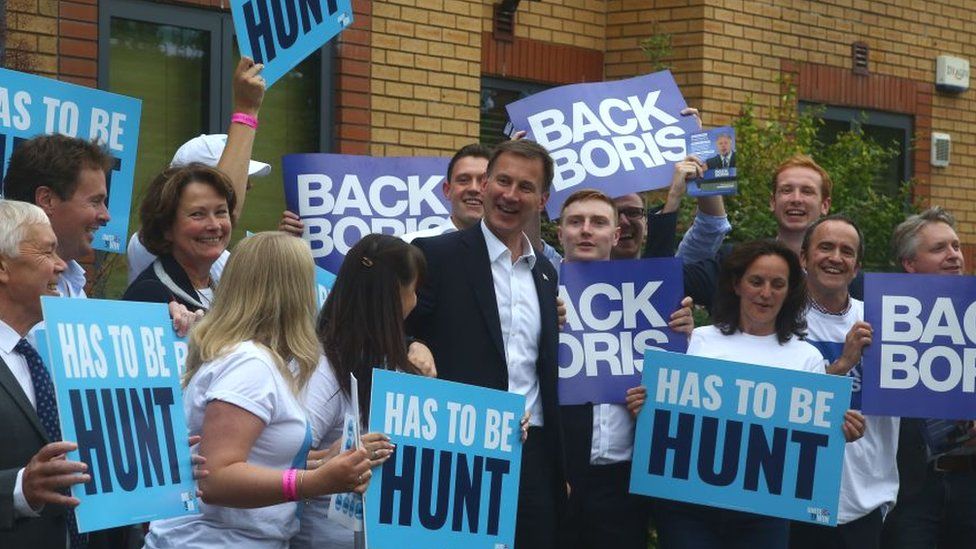 Jeremy Hunt in Cardiff