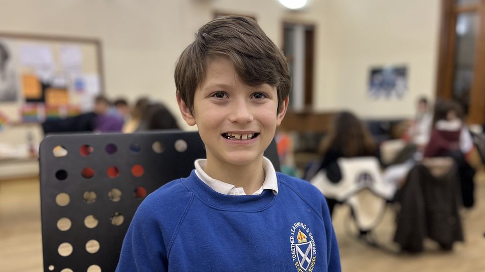 Laird Ross Williams is the choir's youngest member