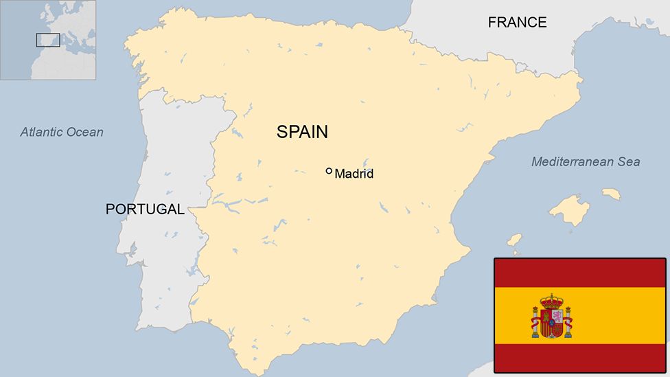 Map of Spain