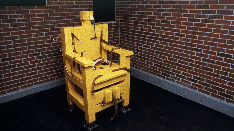 A file photo of Alabama's electric chair