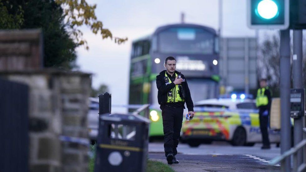 Police close road after boy stabbed in Horsforth