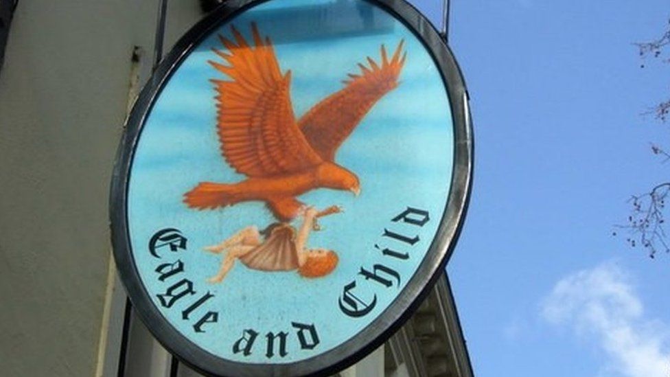 Eagle and Child sign