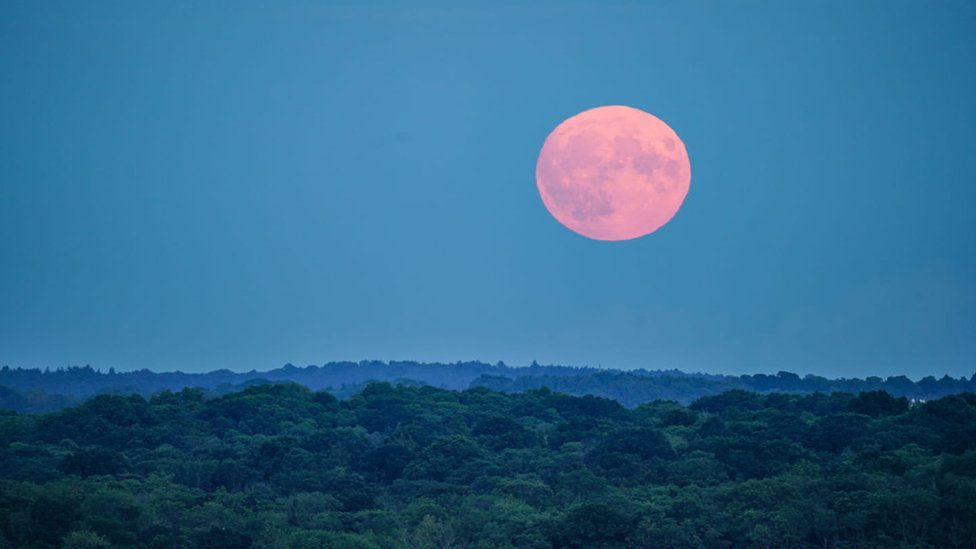 Moon over Hawkenbury, Tunbridge Wells