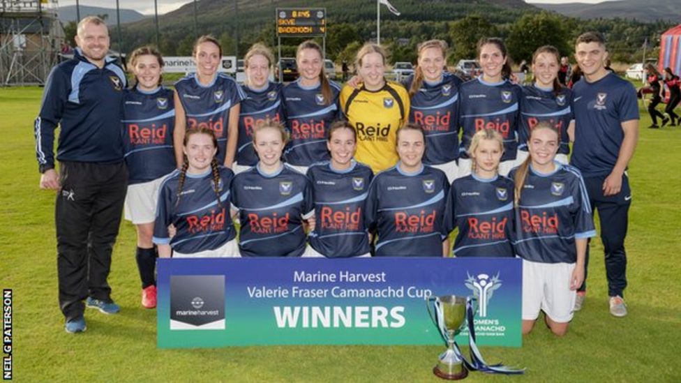 Shinty Badenoch and Strathspey win women Camanachd Cup final BBC Sport
