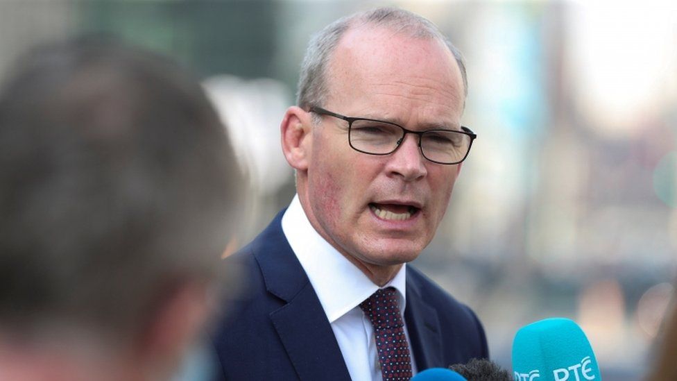 Simon Coveney: Irish foreign minister wins confidence vote - BBC News