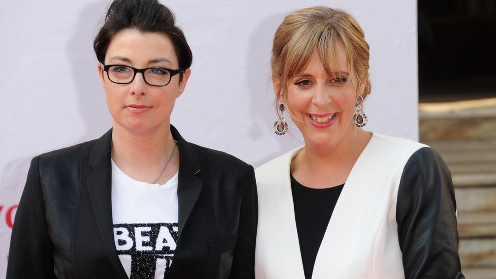 Sue Perkins and Mel Giedroyd