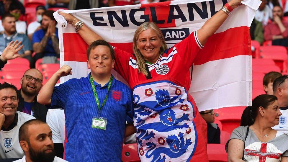 Fans at Wembley