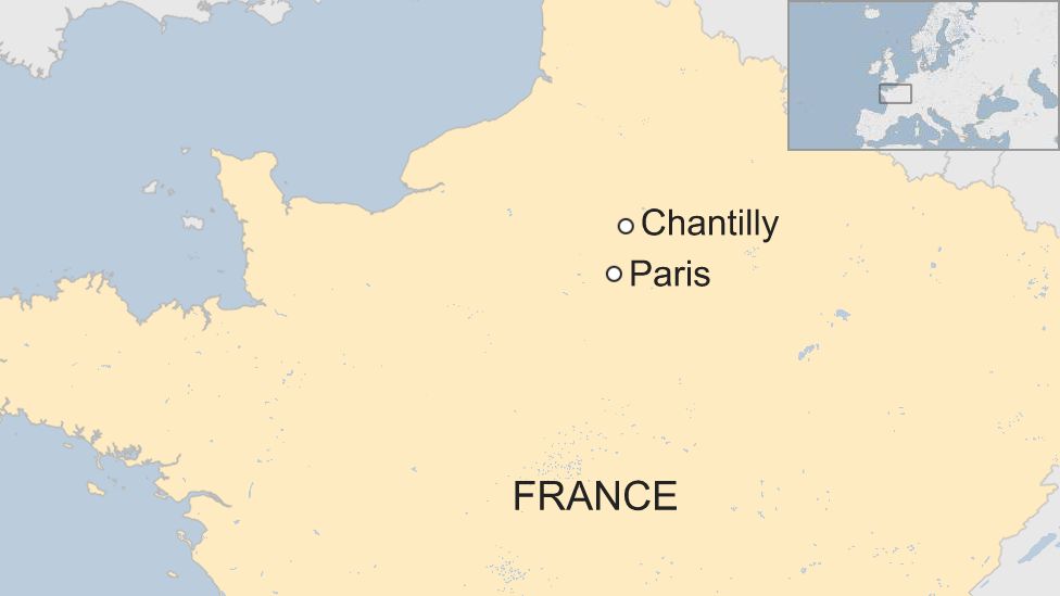 map showing chantilly