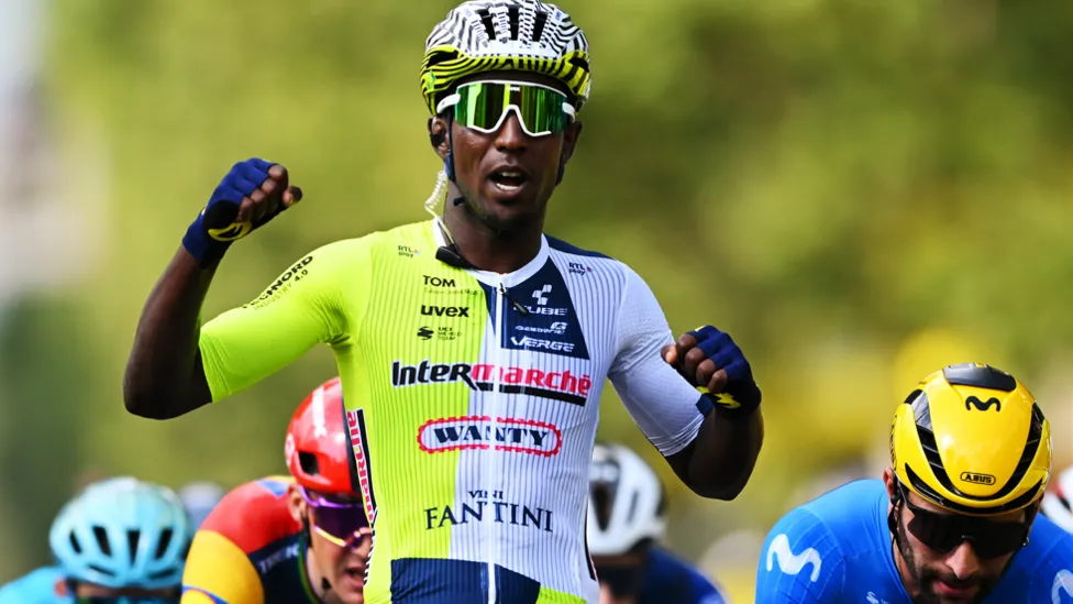 Girmay Becomes First Black African to Claim Tour de France Stage Victory.