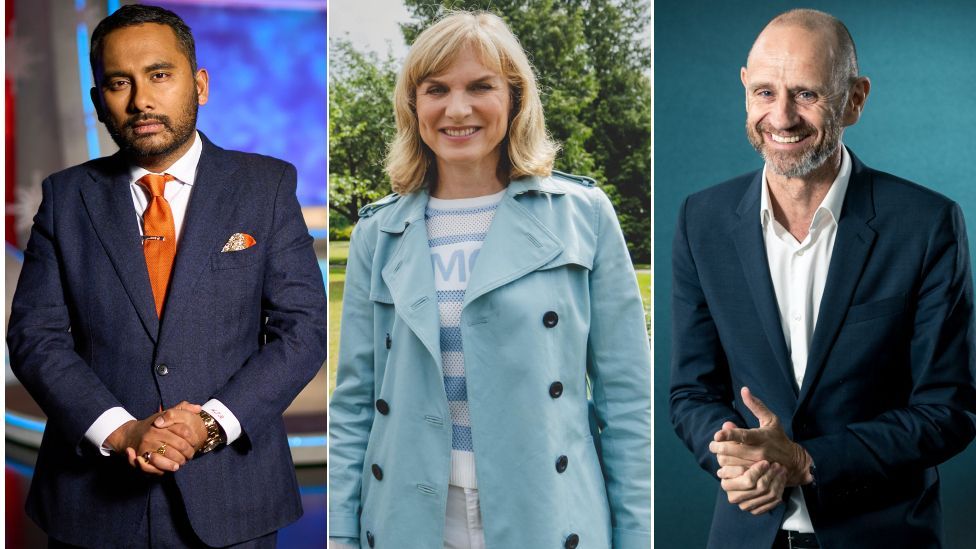 Amol Rajan, Fiona Bruce, Evan Davis