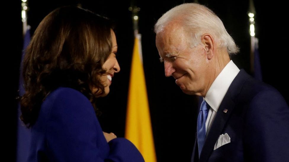 Harris and Biden in 2020