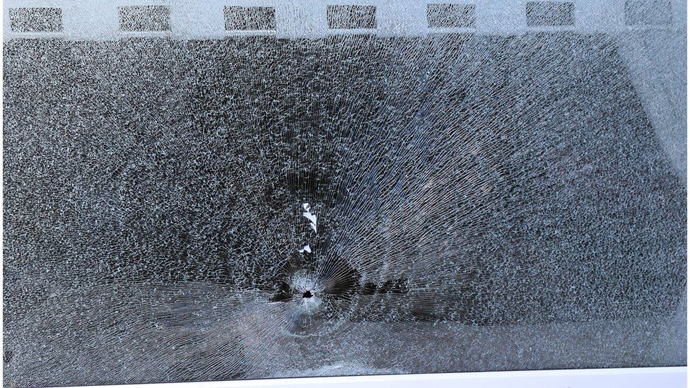 North Belfast Shots fired through window of house BBC News