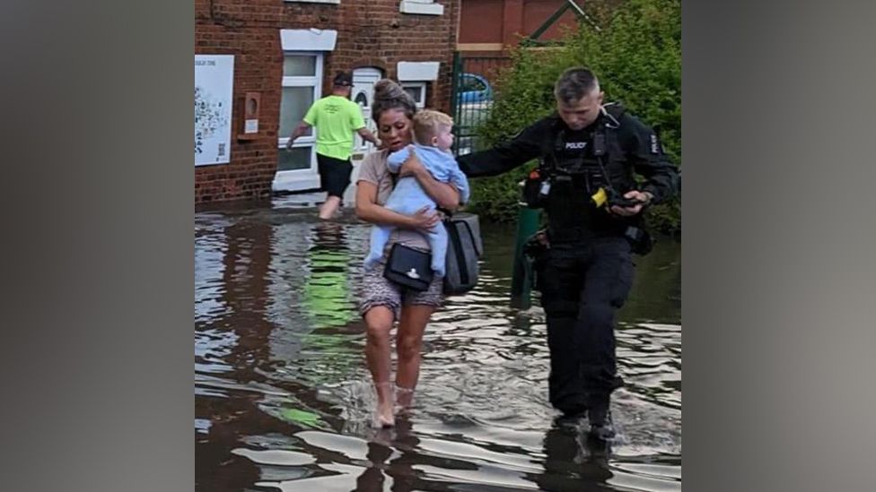 Flooding in Kirkham