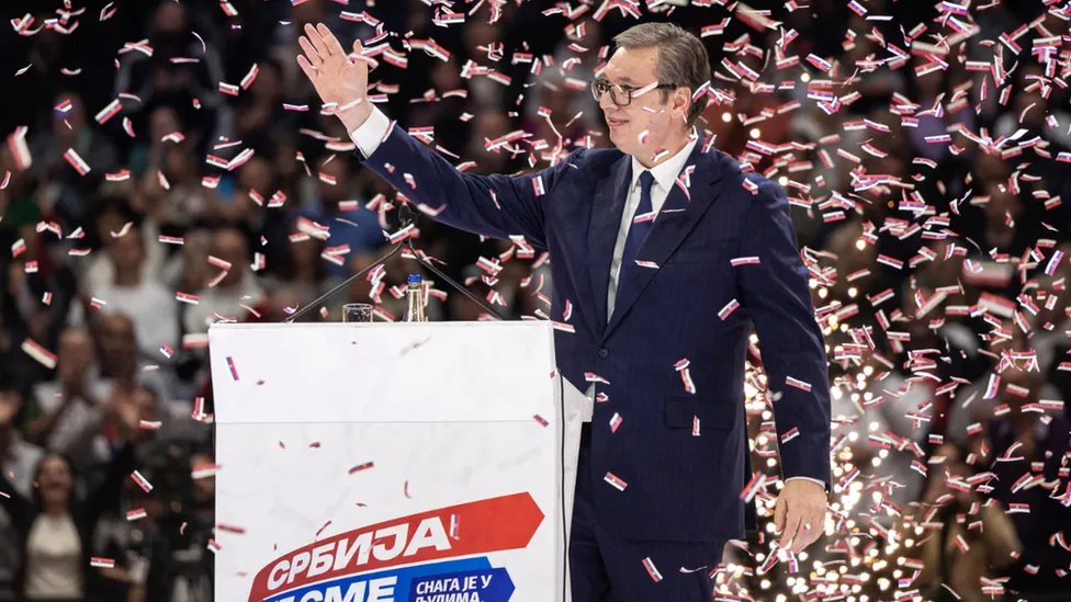 Aleksandar Vucic dominates Serbian election as vote nears