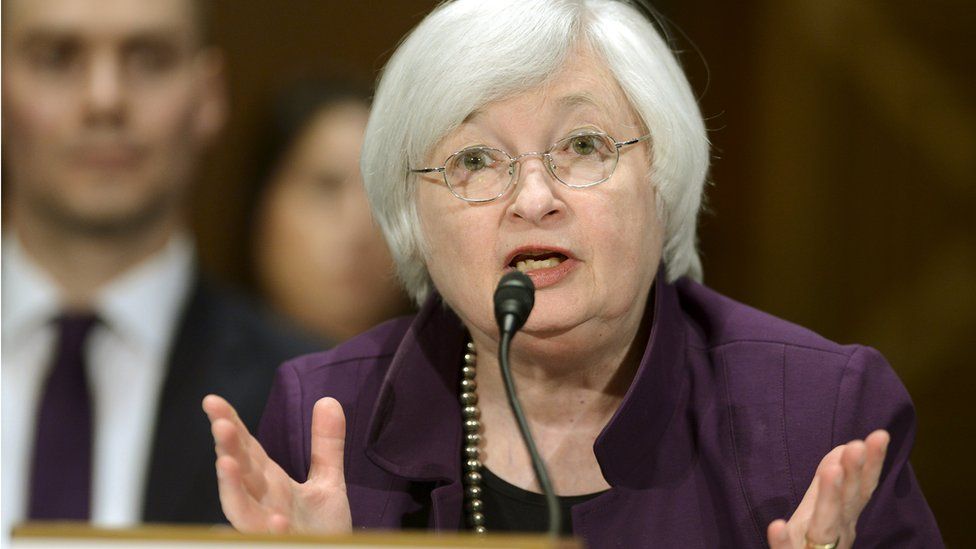 Janet Yellen testifies before the Senate Banking Committee on monetary policy, July 2015