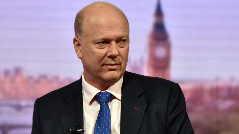 Former Justice Secretary Chris Grayling