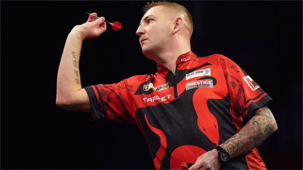 Nathan Aspinall Triumphs Over Michael Smith in Rotterdam, Claims Premier League Darts Night 12 Victory.
