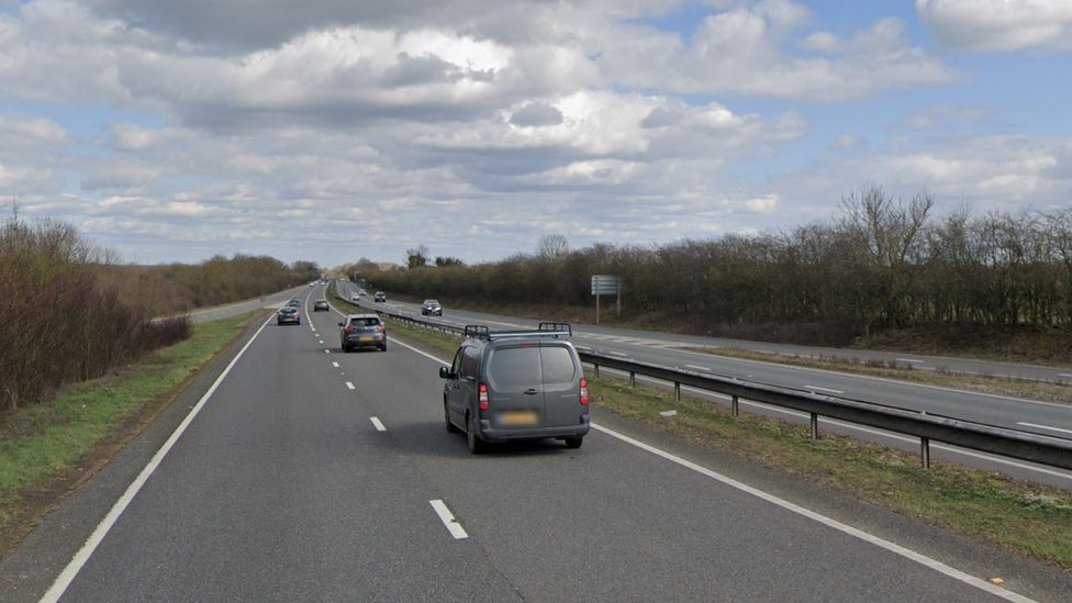 Driver Dies In A303 Collision With Lorry Near Thruxton Bbc News