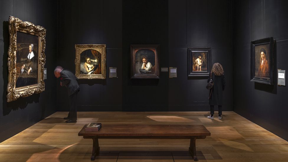 Rembrandts on display at the Dulwich Picture Gallery