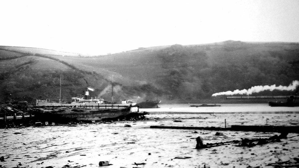 Mud flats in Dartmouth