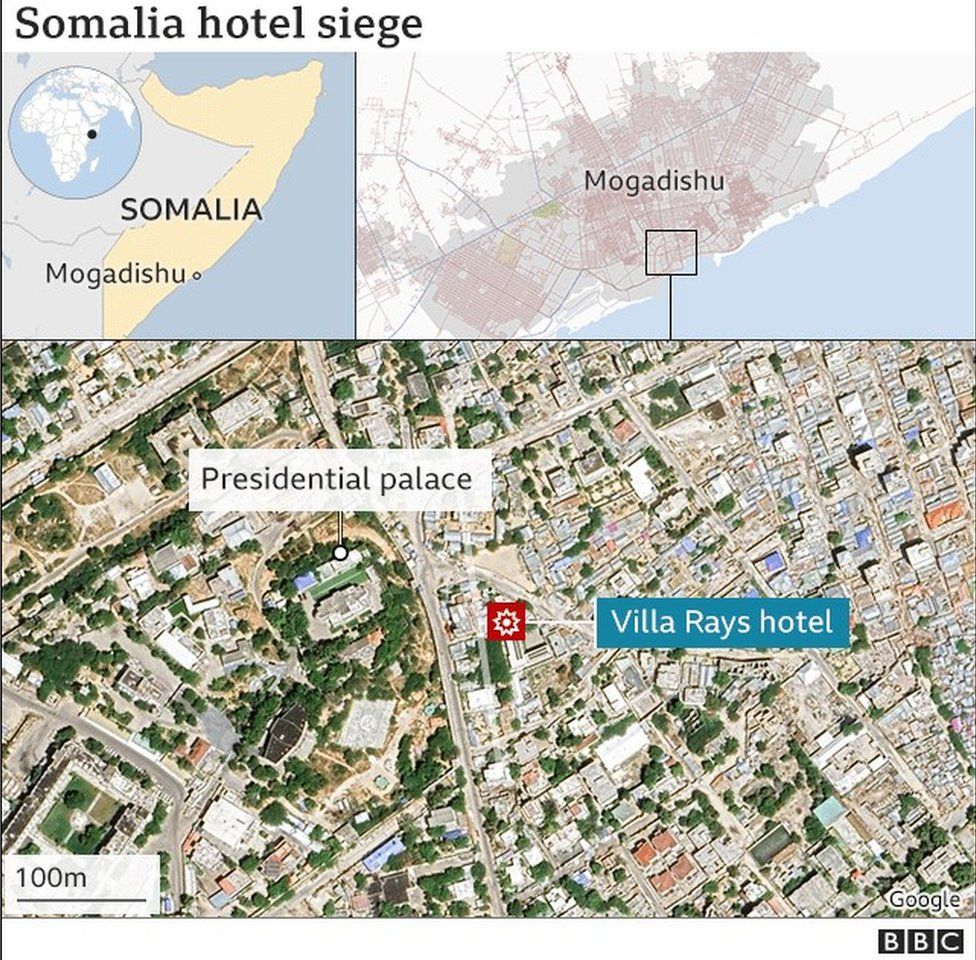 Map of Mogadishu