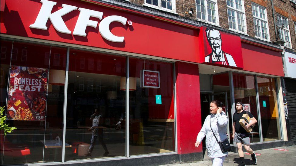 Аутлет KFC в Лондоне