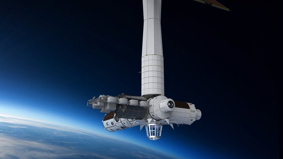 Artwork: Axiom is in the process of building elements for its own space station