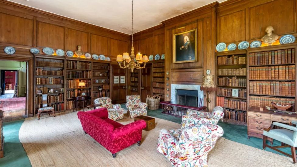 A living room at Glemham Hall