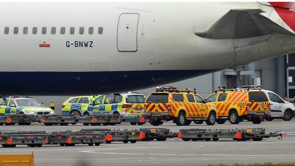 Heathrow airfield death