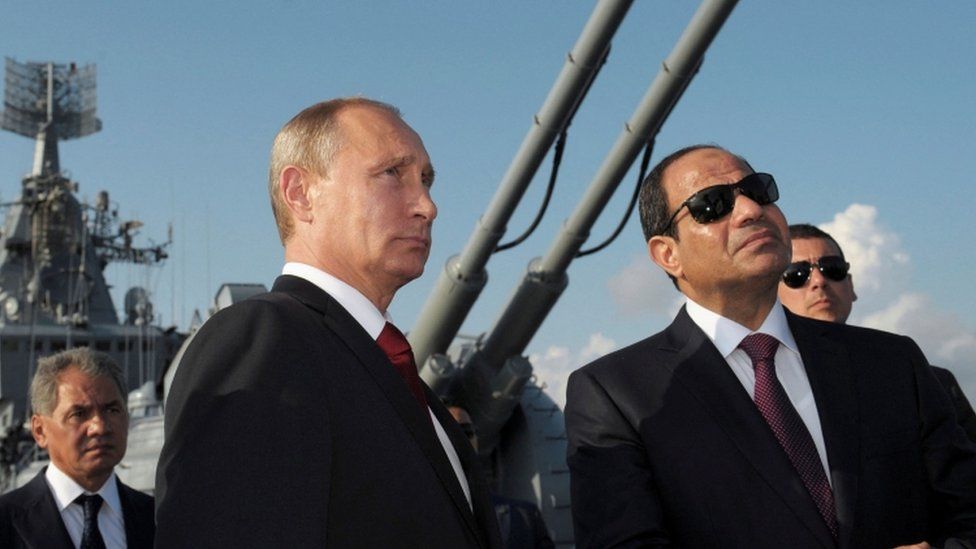 Image shows Putin on ship