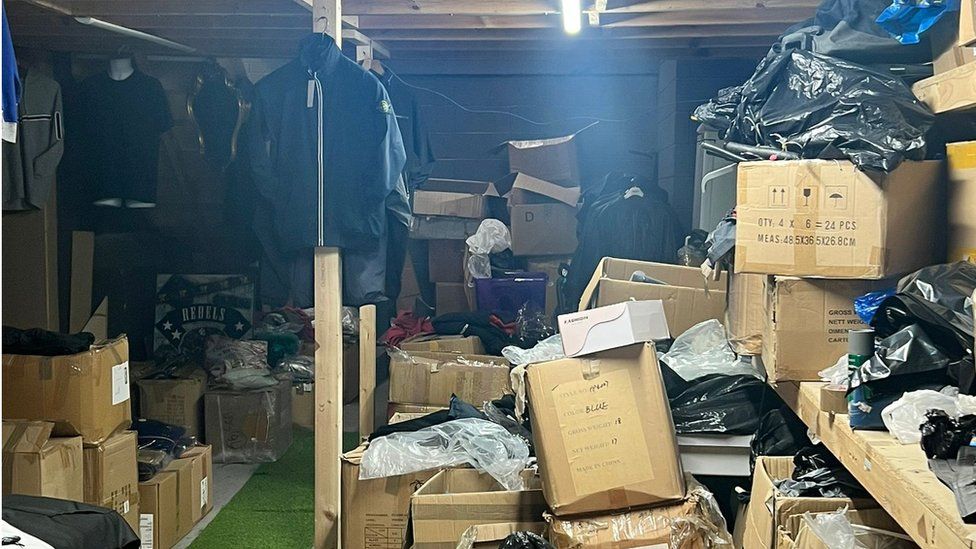 Police seize 70 tonnes of fake goods during Cheetham Hill raid - BBC News