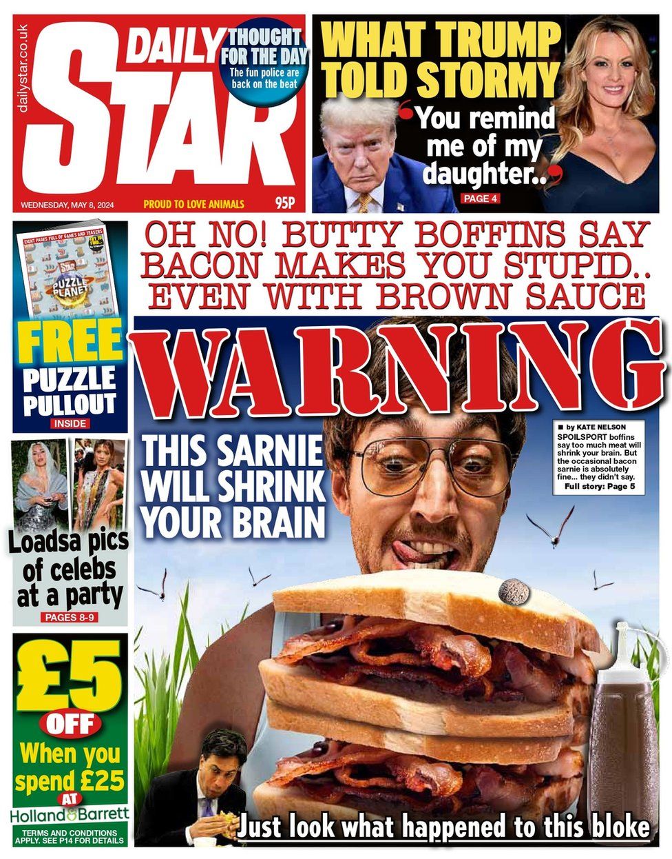 The Daily Star front page