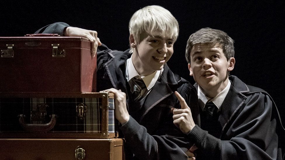 Anthony Boyle and Sam Clemmett in Harry Potter play